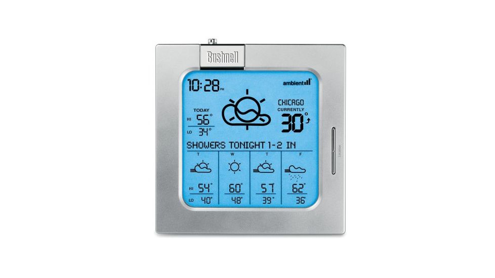 Bushnell Wireless Weather Station FX 5 Day AccuWeather Forecast,  Front View