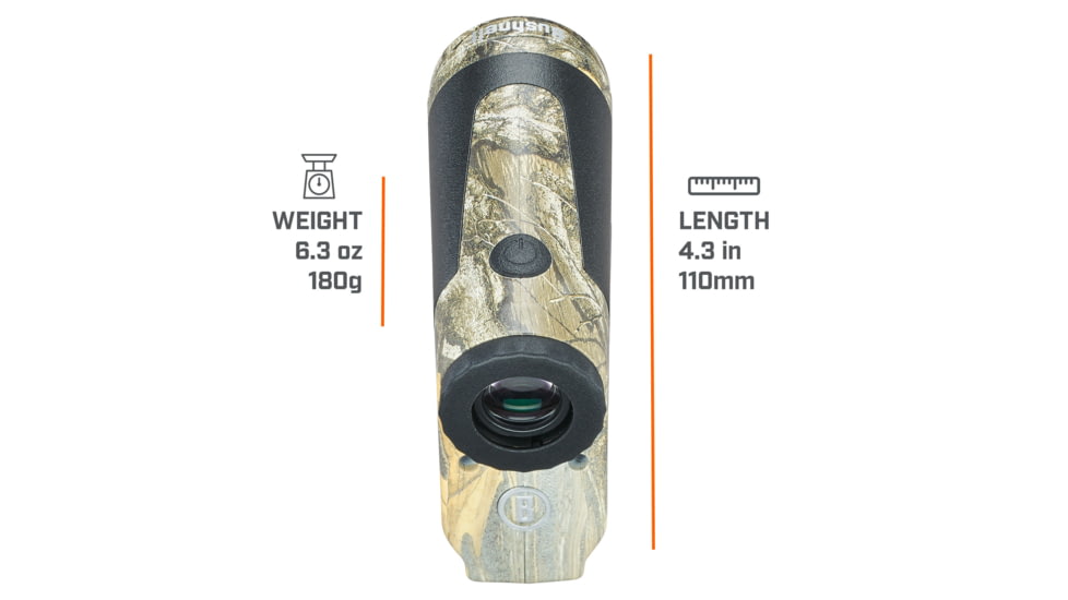 Bushnell 6x24 Bone Collector 850 LRF Realtree Edge Rangefinder, Box 5L, 202209