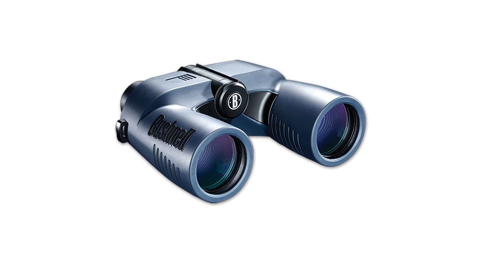 Bushnell Marine Porro Prism Binoculars, 7x50mm, BAK-4, Digital Compass, Black, 137570