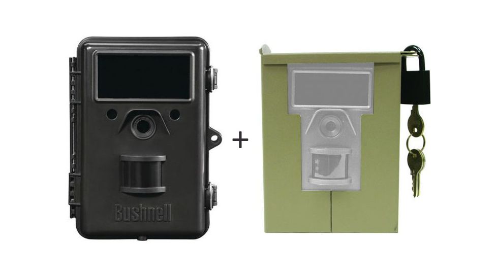 Bushnell 8 Megapixel Trophy Cam Night Vision Field Scan Trail Camera w/ Bushnell Trophy Camera Case