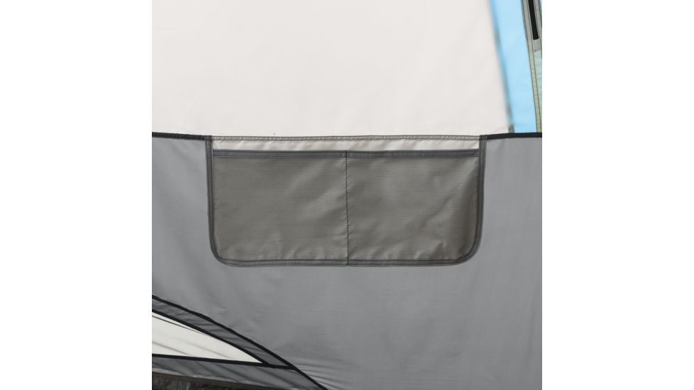 Bushnell 8 Person FRP Cabin Tent, Blue/Gray/Dark Gray, 50006