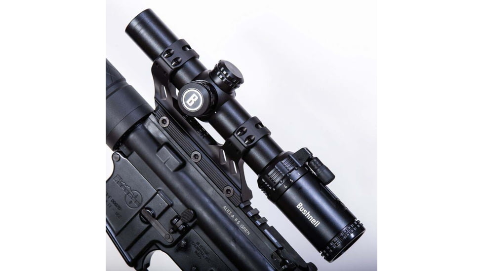 Bushnell AR Optics 1-6x24mm Rifescope, 30mm, SFP, Illum. BTR-1 Reticle, Black, AR71624I
