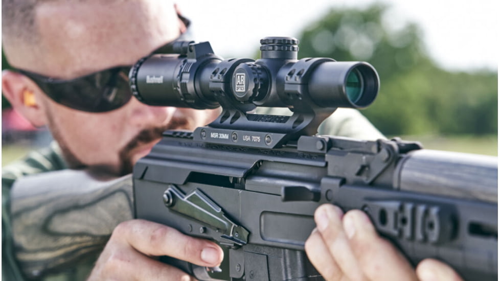 Bushnell AR Optics 1-6x24mm Rifescope, 30mm, SFP, Illum. BTR-1 Reticle, Black, AR71624I