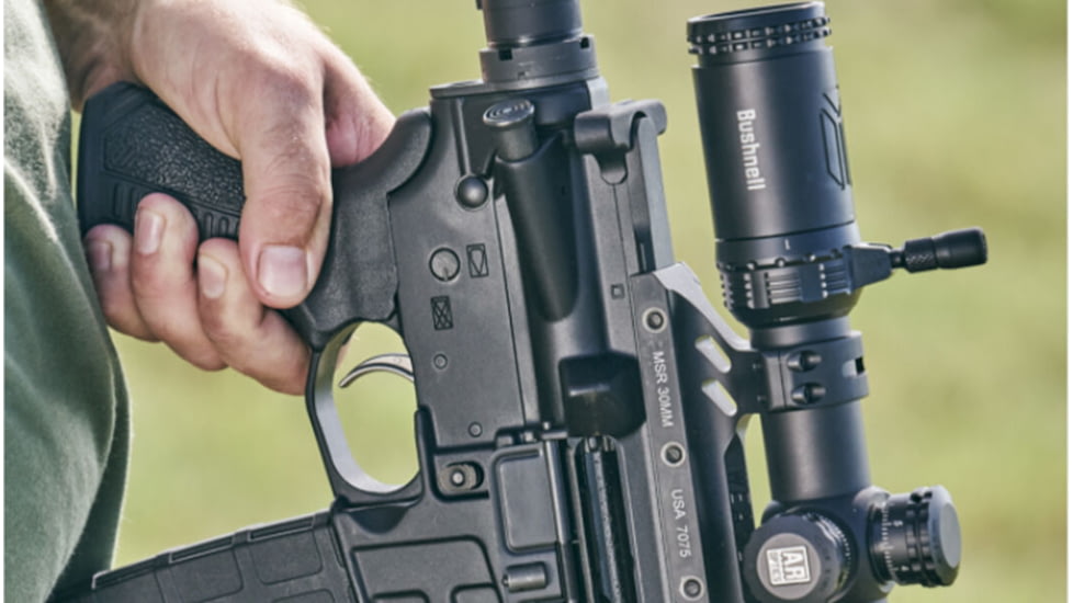 Bushnell AR Optics 1-6x24mm Rifescope, 30mm, SFP, Illum. BTR-1 Reticle, Black, AR71624I