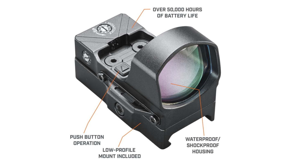 Bushnell AR Optics First Strike 2.0 Reflex Red Dot Sight, 3 MOA, Aimpoint Base, Matte Black, AR71XRS