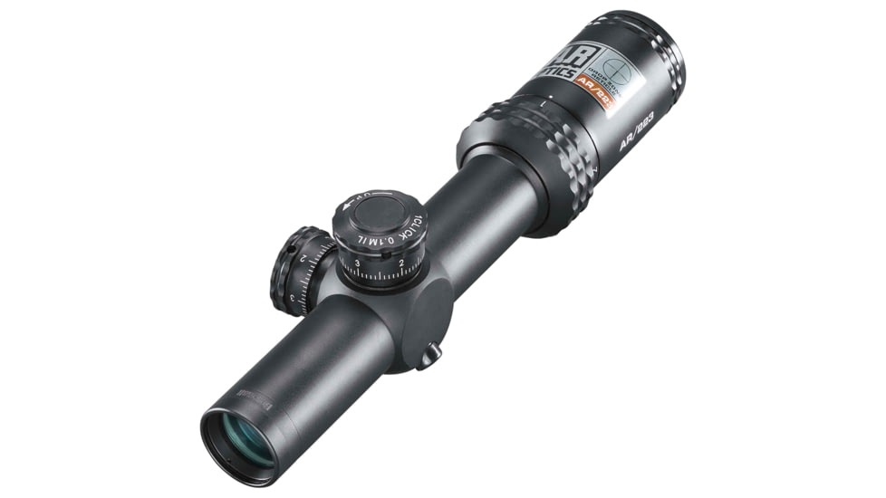 EDEMO Bushnell AR Optics Rifle Scope, 1-4x24mm, 30mm Tube, Second Focal Plane, Drop Zone-223 Reticle, Target Turrets, Matte Black, AR91424, EDEMO1