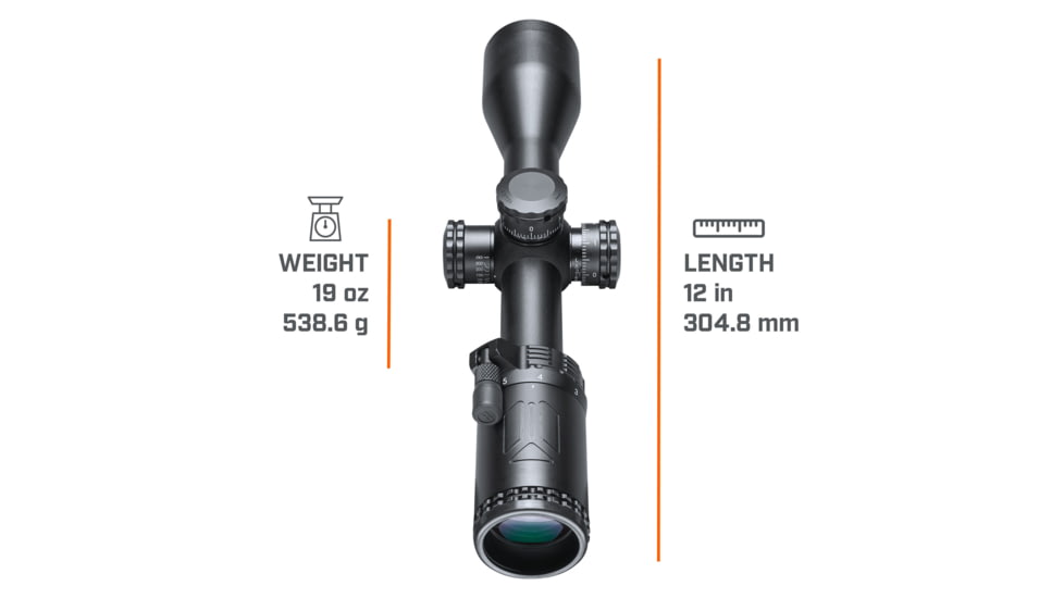 EDEMO Bushnell AR Optics Rifle Scope, 3-9x40mm, 1 in Tube, Second Focal Plane, Drop Zone-223, Black, AR73940, EDEMO1