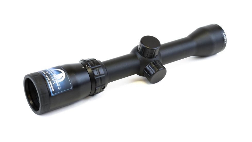 Bushnell Banner 1.5-4.5x32 Waterproof Rifle Scope, Matte Black, Multi-X Reticle 611546