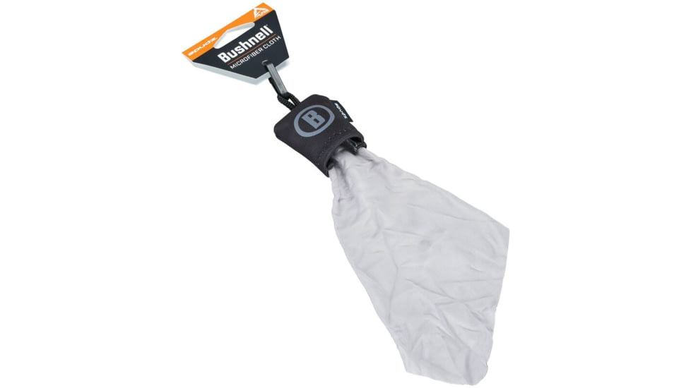 Bushnell Spudz Cleaning Cloth Micro Fiber w/ Clip, Hang Tag