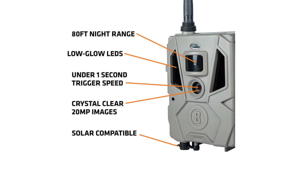 Bushnell Cellucore 20mp Low Glo Verizon Trail Cam, Brown, Box, 119904V