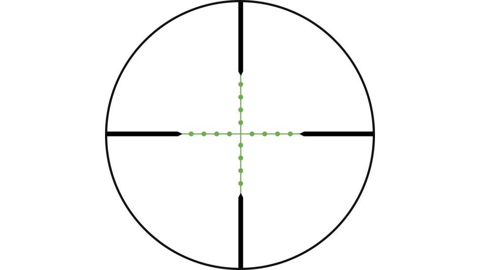 Bushnell Elite 3-12x44 Illuminated MilDot Reticle Rifle Scope, 30mm Tube, Matte Black - ET3124F
