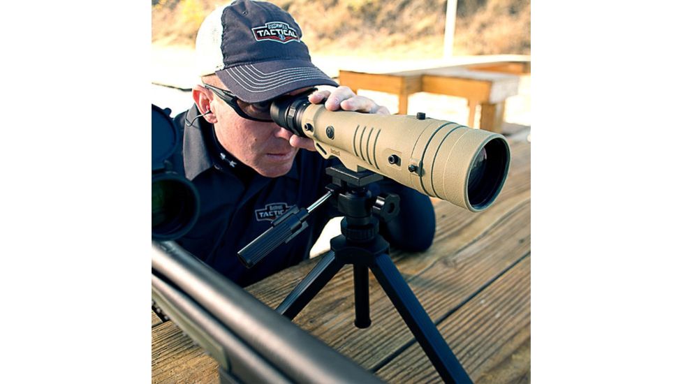 Bushnell Elite LMSS 8-40x60 Roof Prism Spotting Scope, Tan 780840