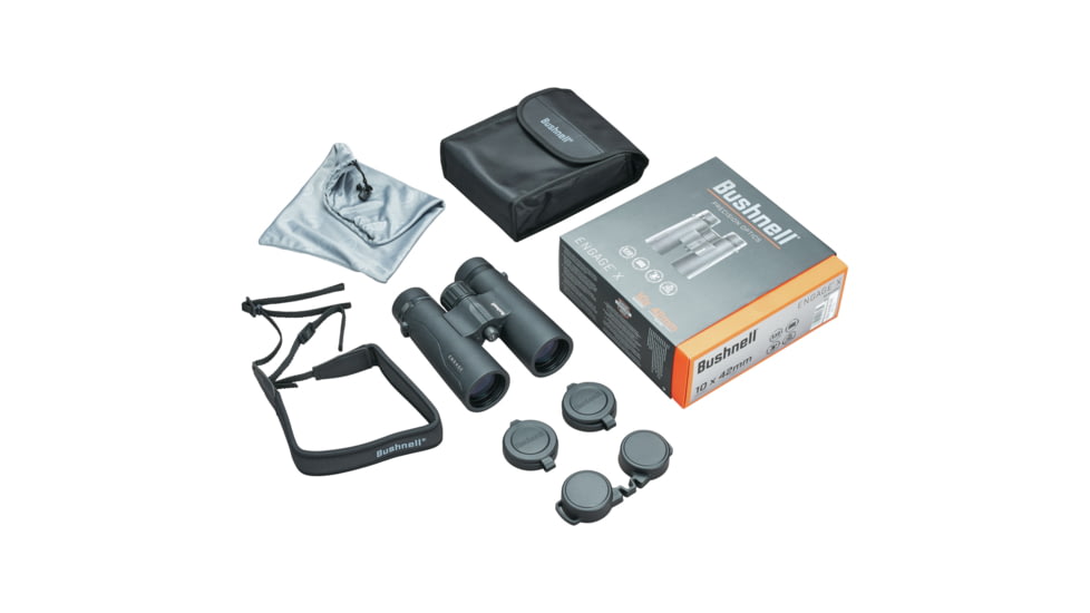Bushnell Engage DX 10X42mm Roof Prism Binocular, WP/FP, EXO, DiElectric, Black, BENDX1042