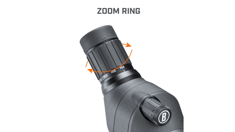 Bushnell Engage DX Spotting Scope, EXO, FMC, IPX7, Black, SENDX2680A