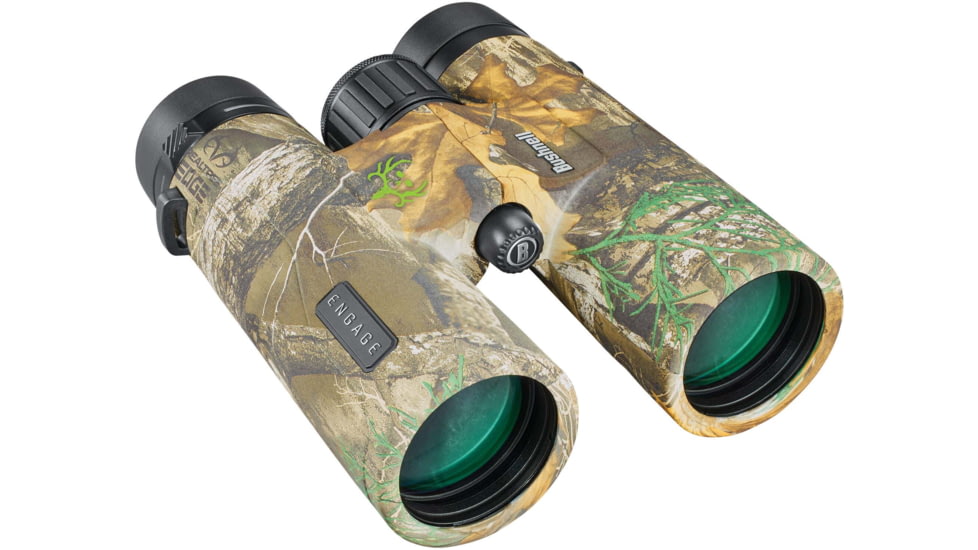 Bushnell Engage X 10x42mm Roof Prism System Binocular, Fully Multi-Coated, Real Tree, BENX1042RB