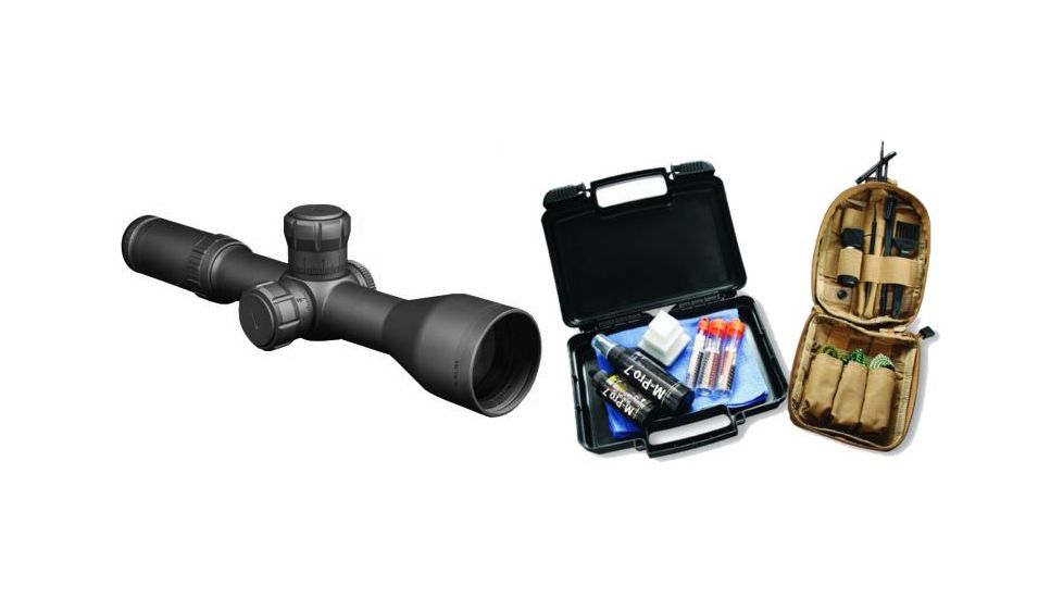 Bushnell ERS 3.5-21x 50mm 34mm Tube Rifle Scope,Matte Black w/ G2 Mil-Dot Reticle ET35215GZ and M Pro 7 Garrison Cleaning Kit 070-1507