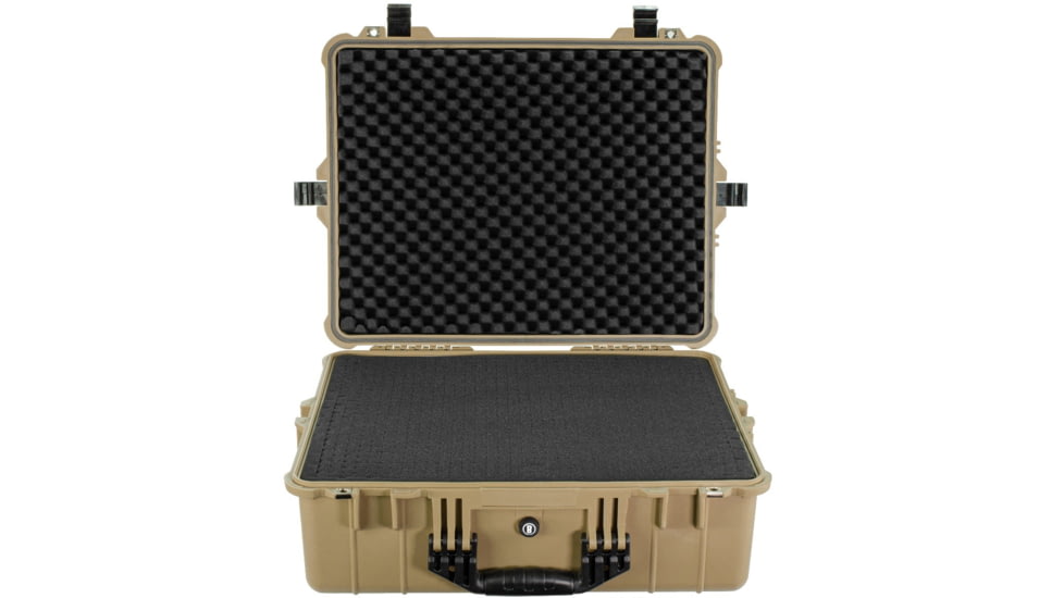 Bushnell Extra Large 24in Waterproof Hard Camera and Gear Case w/Foam, Tan, BN00041-TAN