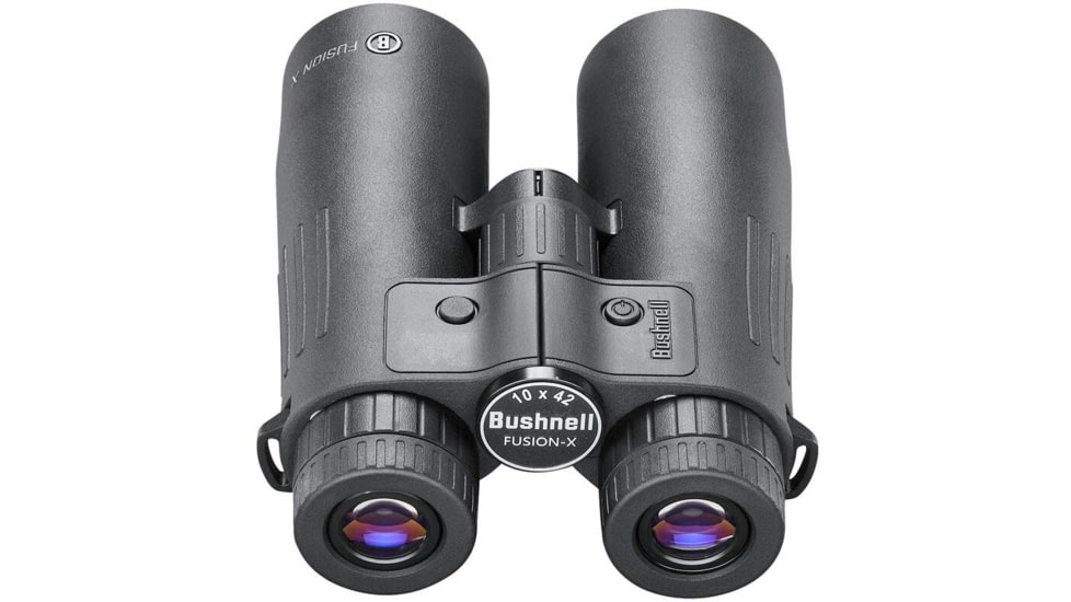 Bushnell Fusion X 10X42 Rangefinding Binoculars, BK-7, Center Focus System, Roof Prism, Black, FX1042AD