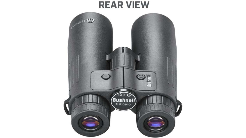 Bushnell Fusion X 10X42 Rangefinding Binoculars, BK-7, Center Focus System, Roof Prism, Black, FX1042AD