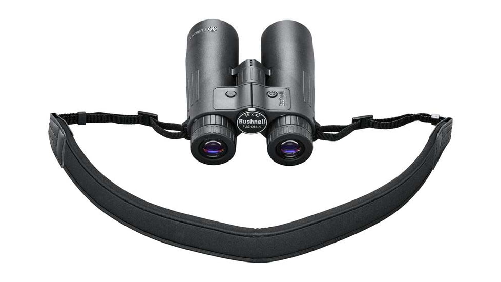 Bushnell Fusion X 10X42 Rangefinding Binoculars, BK-7, Center Focus System, Roof Prism, Black, FX1042AD