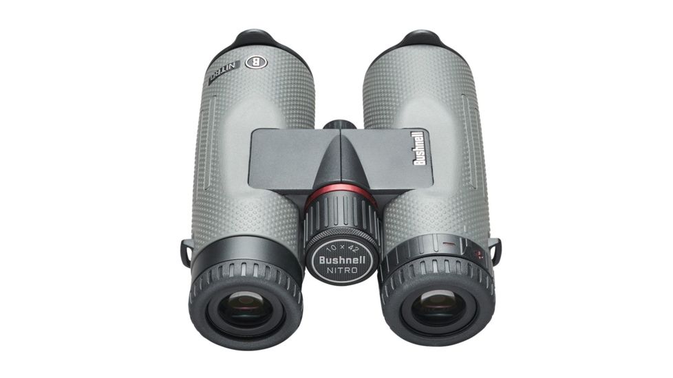 Bushnell Nitro 10x42 Binoculars, Gun Metal Gray, Roof Prism BN1042G