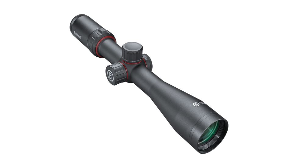 Bushnell Nitro Rifle Scope, 2.5-10x44mm, Second Focal Plane, Deploy MOA Reticle, Black RN2104BS1