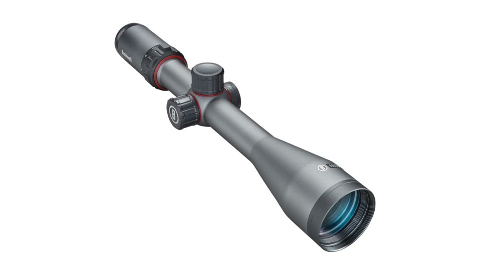 Bushnell Nitro Rifle Scope, 6-24x50mm, Second Focal Plane, Deploy MOA Reticle, Gun Metal Gray, RN6245GS1