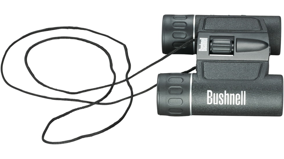 Bushnell PowerView 10x25 Roof Prism Compact Binocular, Black, 132516