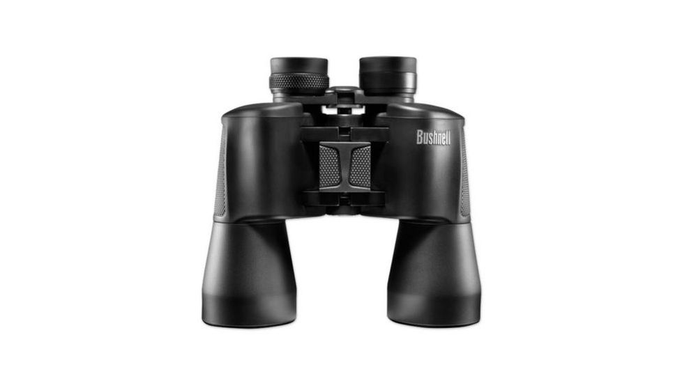Bushnell Powerview 10x50 Roof Prism Binoculars, Black, Clam 151050
