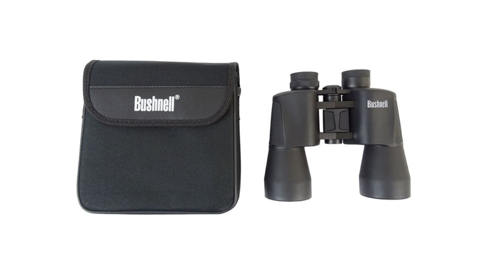 Bushnell Powerview 20x50mm Porro Prism Binoculars, Black, 132050