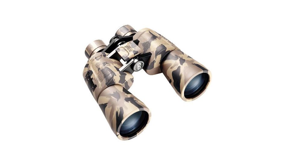 Bushnell PowerView WA 10x50 Porro Prism BK7 Binocular, Camo, Clam Pack, 131054