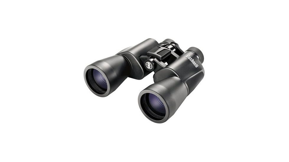 Factory DEMO, Bushnell PowerView WA 10x50 Porro Prism BK7 Binocular, Black, Clam Pack, 131056