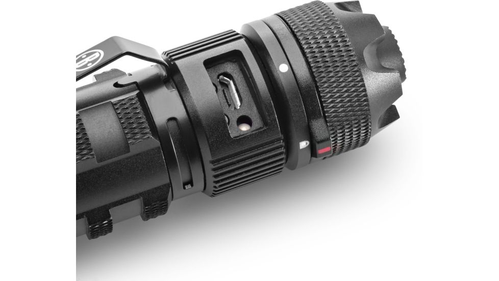 Bushnell PRO Rechargable 1000 Lumen Flashlight, Black, 50009