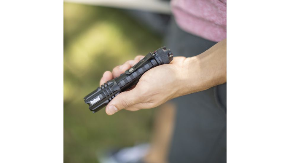 Bushnell PRO Rechargable 1000 Lumen Flashlight, Black, 50009