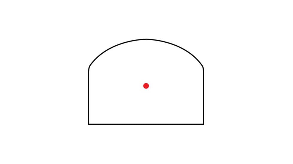 Bushnell RXS Reflex Black 1x25mm, 4 MOA Red Dot Reticle, RXS10R