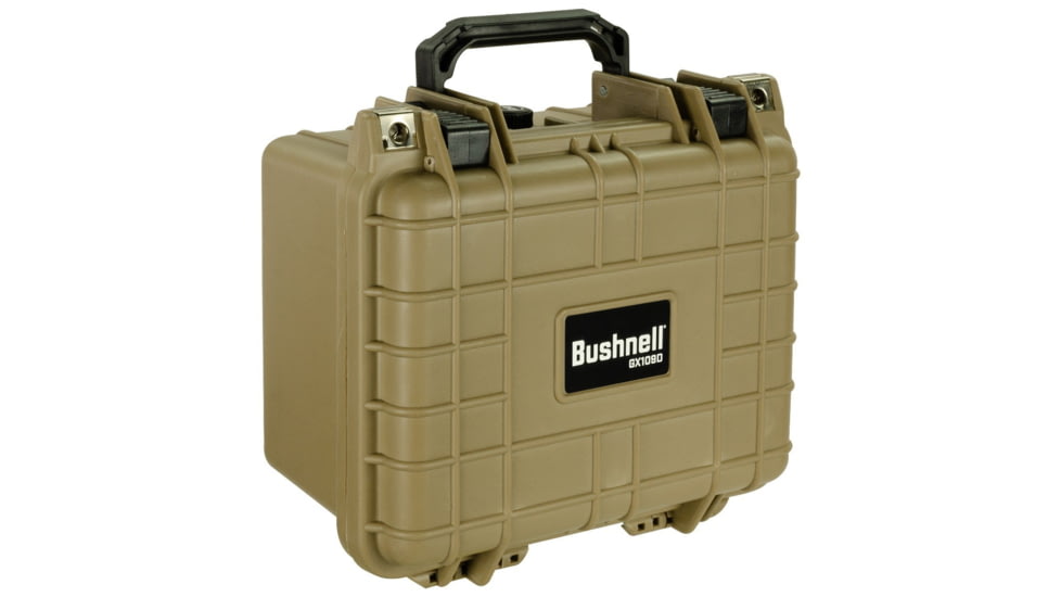 Bushnell Small Deep 10.62in Waterproof Protective Gear Case w/Foam, Tan, BN00023-TAN