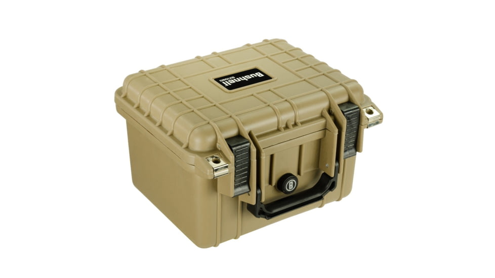 Bushnell Small Deep 10.62in Waterproof Protective Gear Case w/ Foam, Green, Small, BN00023-TAN