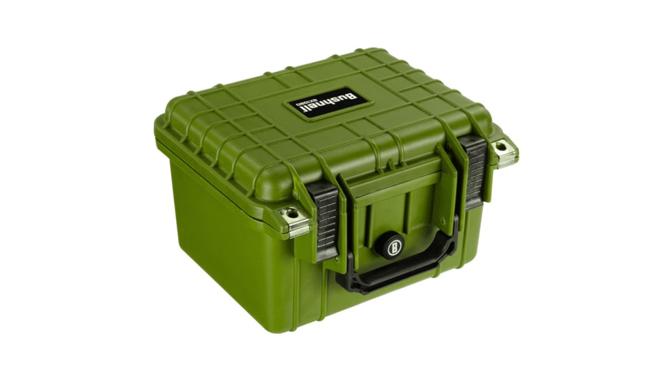 Bushnell Small Deep 10.62in Waterproof Protective Gear Case w/ Foam, Tan, Small, BN00023-GRN