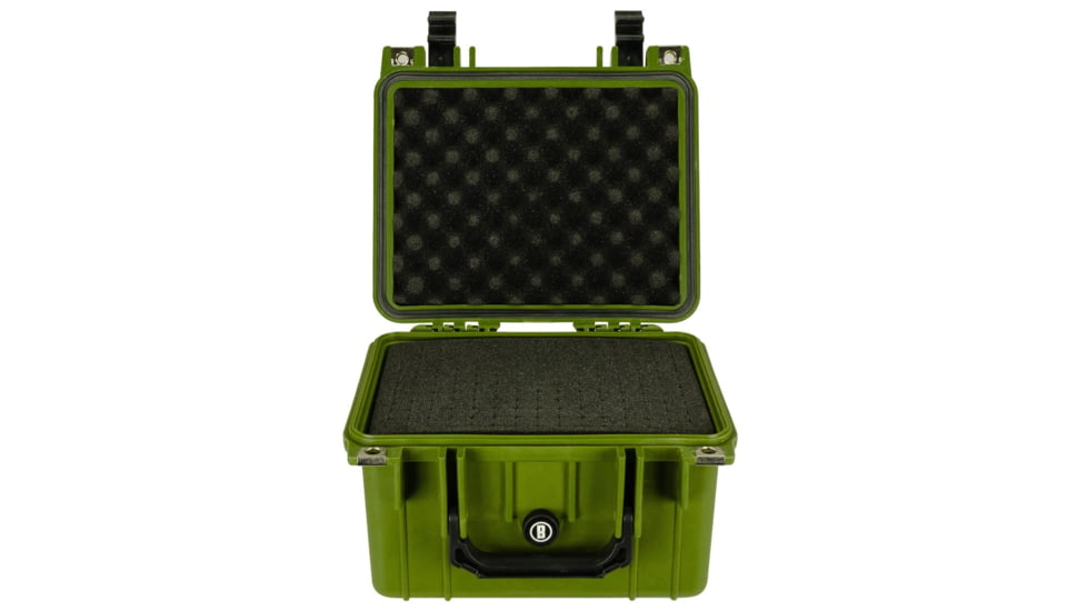 Bushnell Small Deep 10.62in Waterproof Protective Gear Case w/ Foam, Tan, Small, BN00023-GRN
