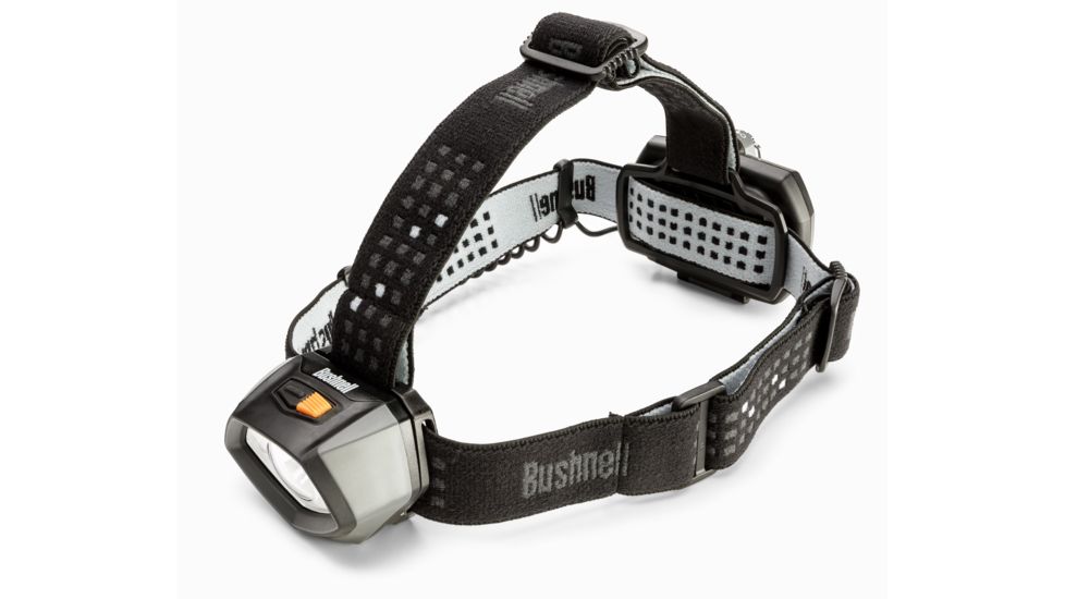 Bushnell TRKR 350 Lumen MC Headlamp, Black/Gray/Orange, 50014