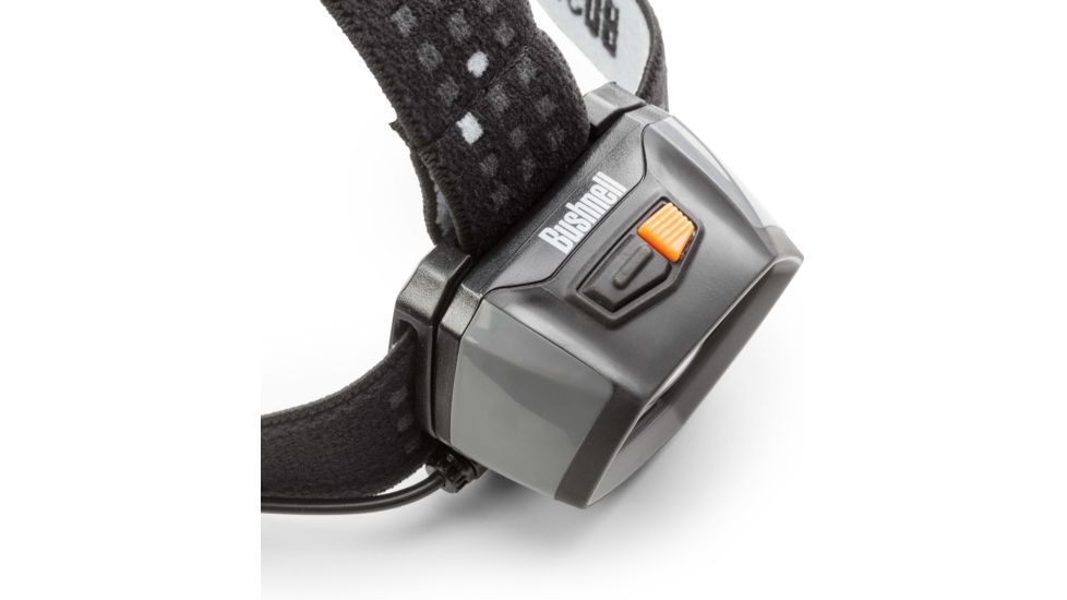 Bushnell TRKR 350 Lumen MC Headlamp, Black/Gray/Orange, 50014