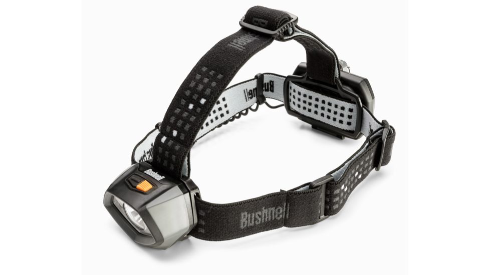Bushnell TRKR 350 Lumen MC Headlamp, Black/Gray/Orange, 50014