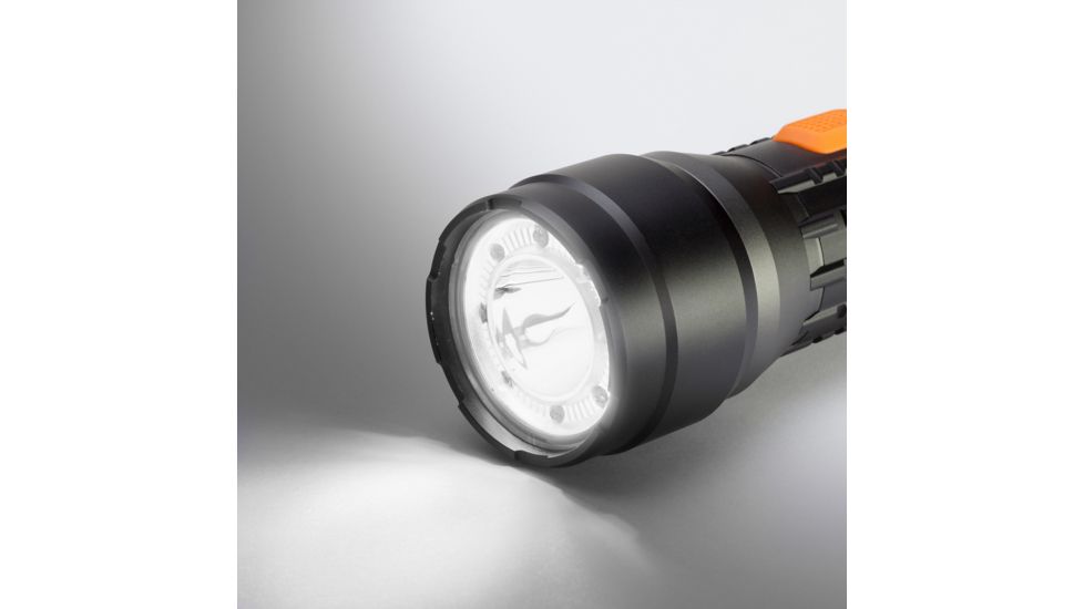 Bushnell TRKR 600 Lumen MC Flashlight, Black/Orange, 50012