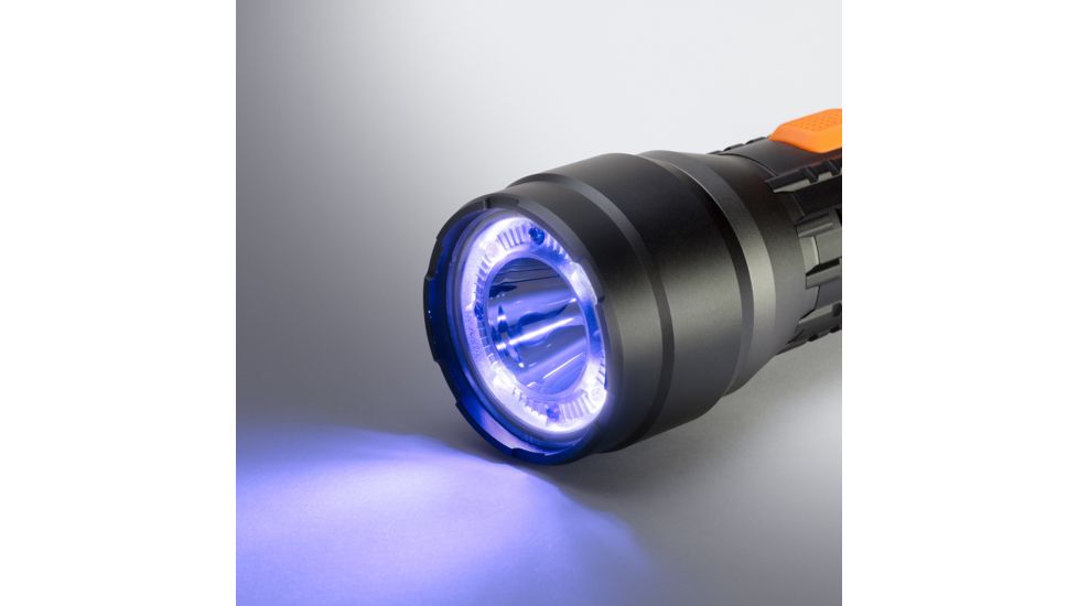 Bushnell TRKR 600 Lumen MC Flashlight, Black/Orange, 50012