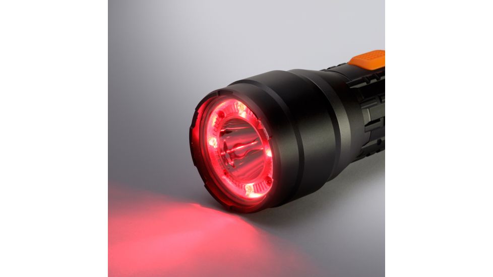 Bushnell TRKR 600 Lumen MC Flashlight, Black/Orange, 50012