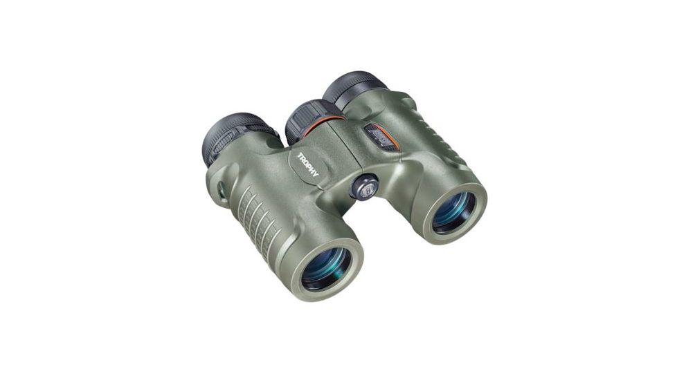 Bushnell Trophy 10x28mm Roof Prism Binoculars, Green, Box 332810