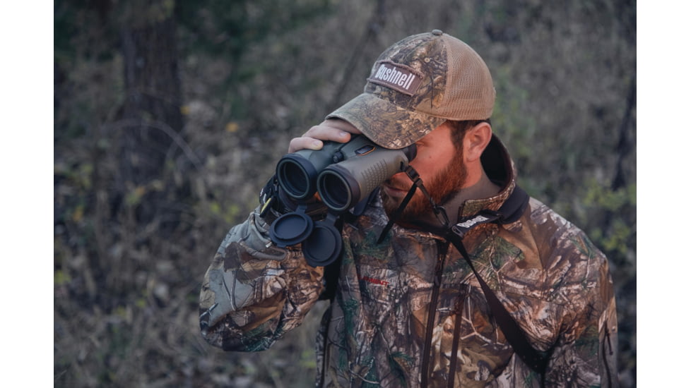 Bushnell Trophy Xtreme Binocular, 12x50, Roof Prism, FMC, PC3, Waterproof, Green, Box, 335012