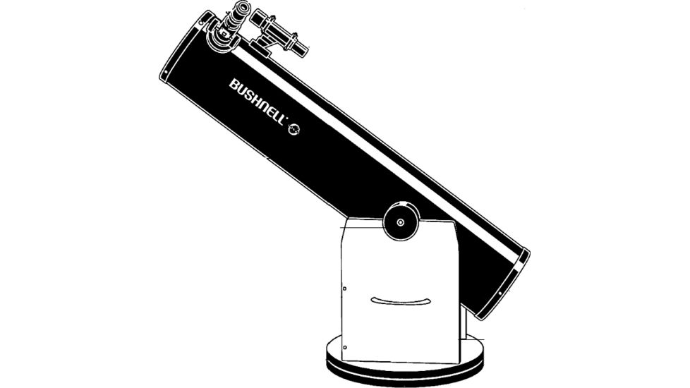 Bushnell Voyager 8 Inch Dobsonian Telescope w/ Wide-Field 6x30 Finderscope 788000