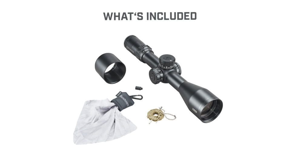 Bushnell XRS3 6-36x56mm Riflescopes, 34 mm Tube, First Focal Plane, G4P Reticle, Black, ETXRS3G4