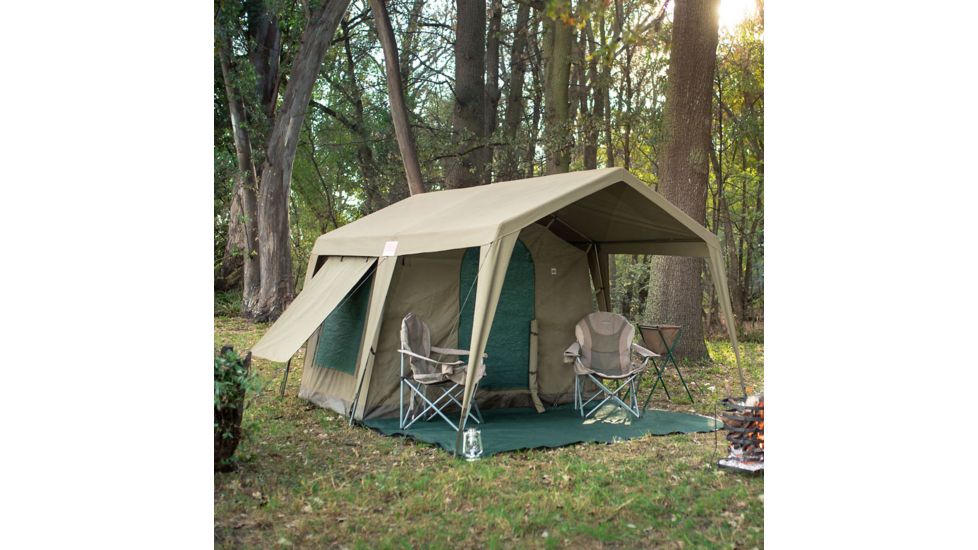Bushtec Adventure Delta Zulu 3000 Chalet Tent, Olive, CHA001FR2